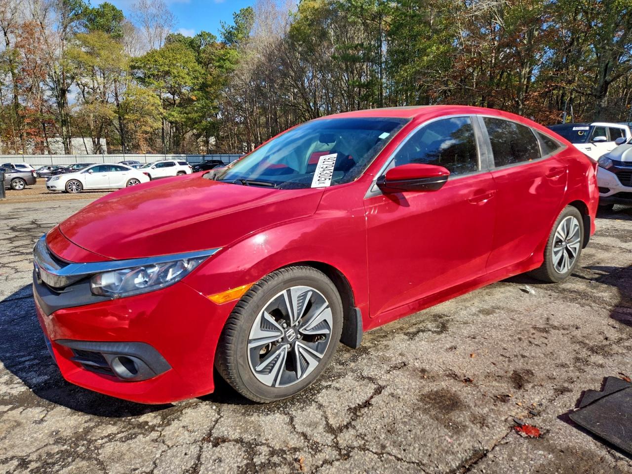 2018 Honda Civic Ex VIN: JHMFC1F30JX012116 Lot: 92794305