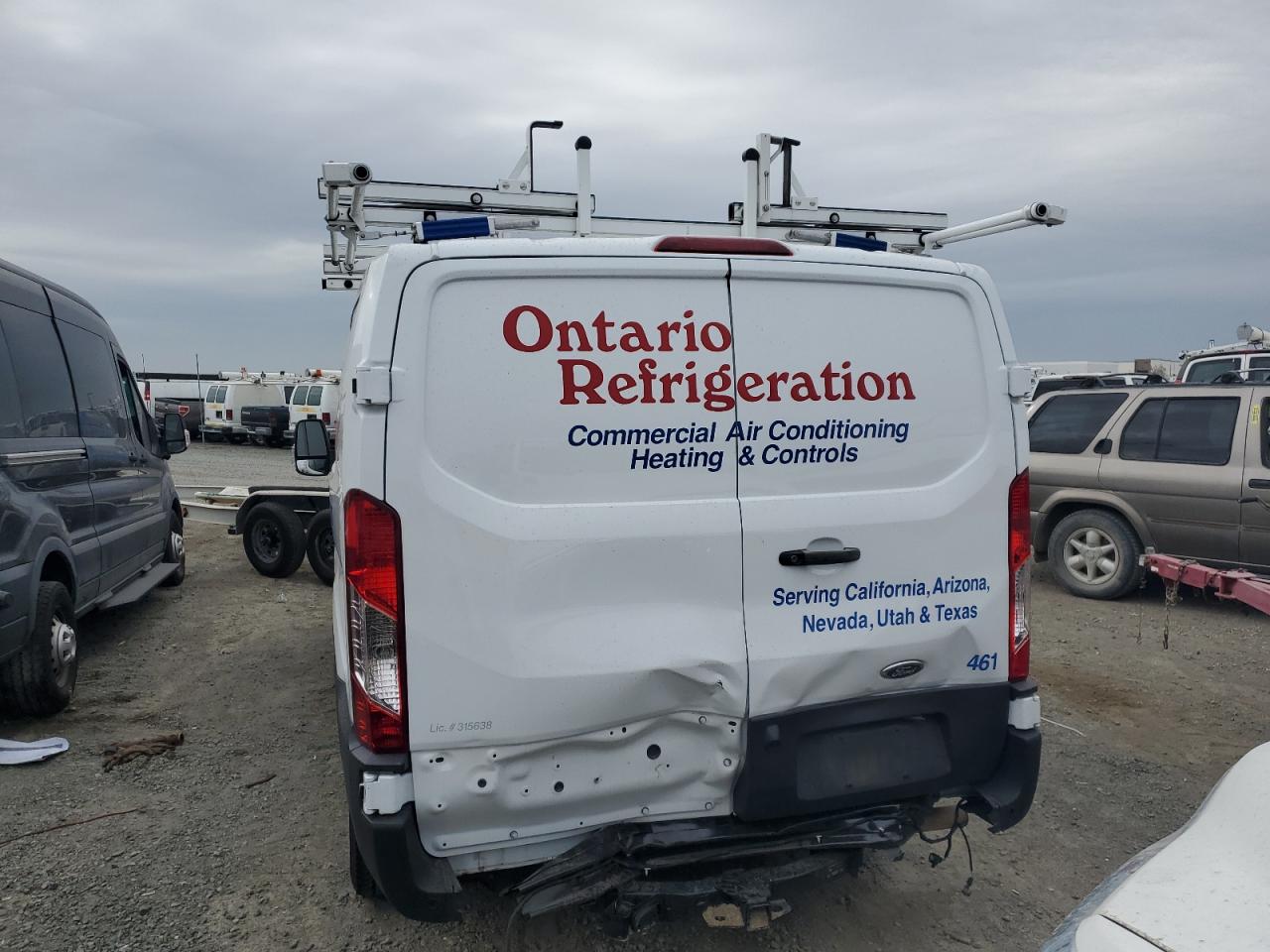 2023 Ford Transit T-250 VIN: 1FTBR1Y81PKB92252 Lot: 92387565