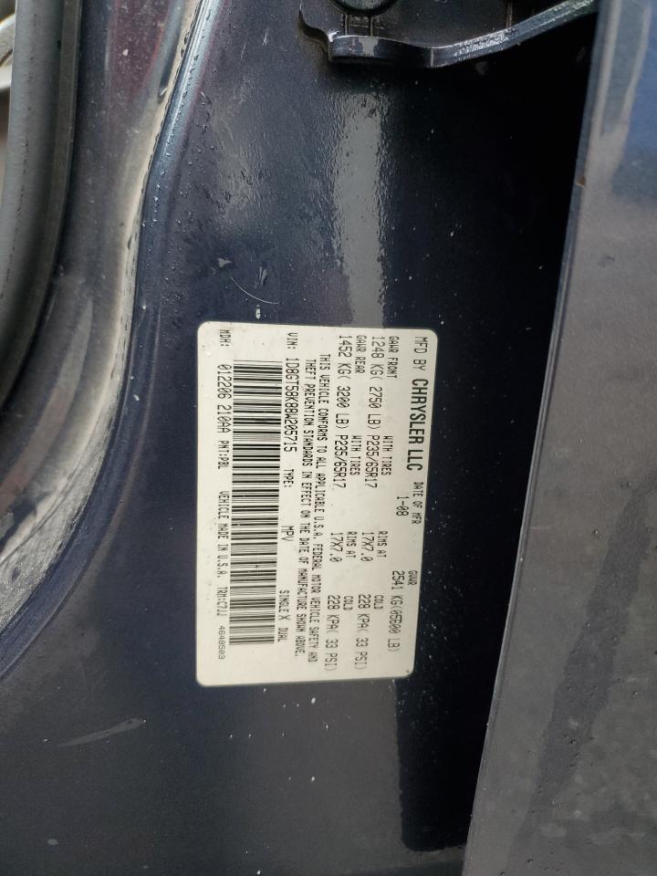 2008 Dodge Nitro Slt VIN: 1D8GT58K88W205715 Lot: 93238335