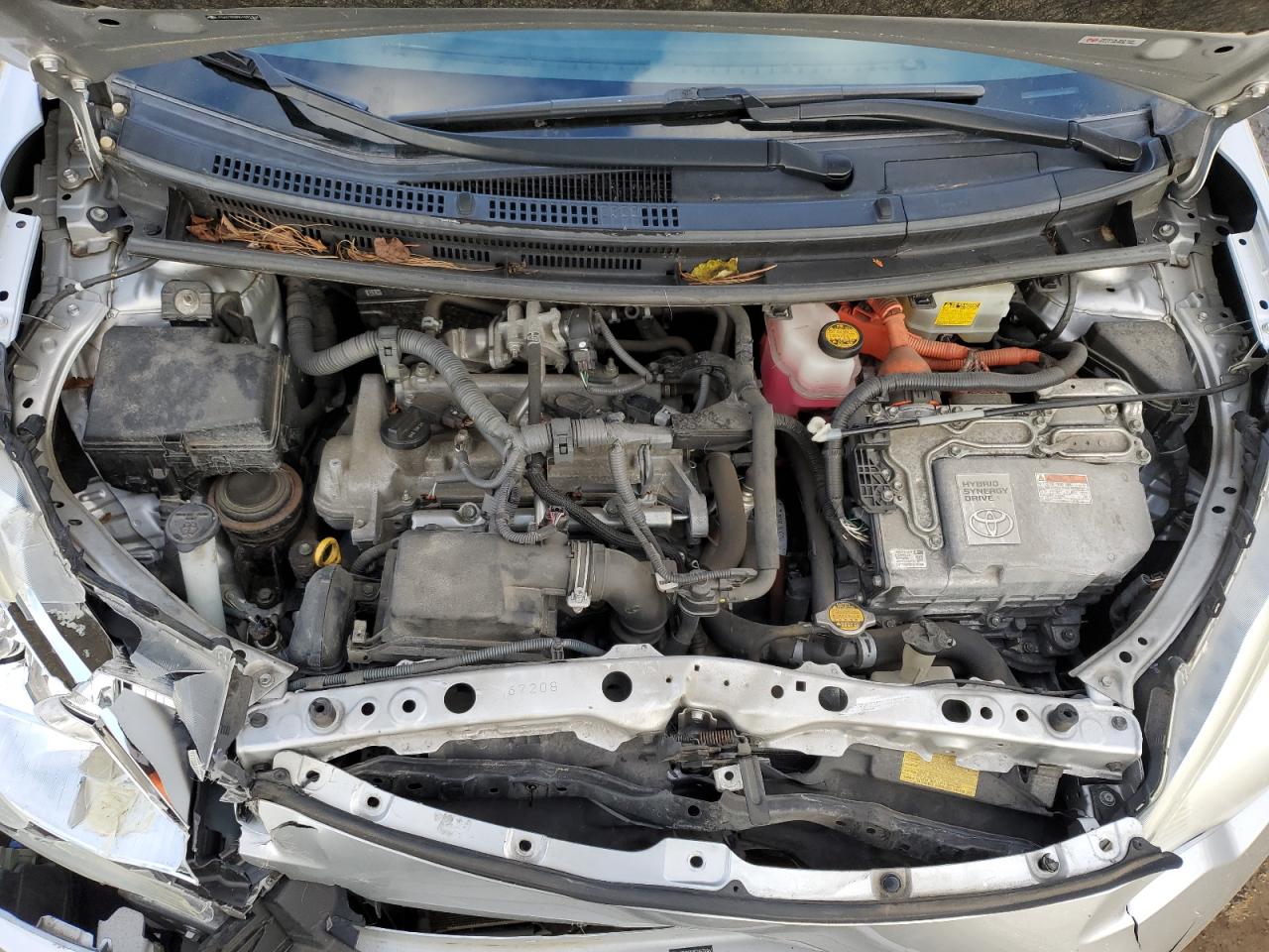 2013 Toyota Prius C VIN: JTDKDTB35D1531961 Lot: 92123115