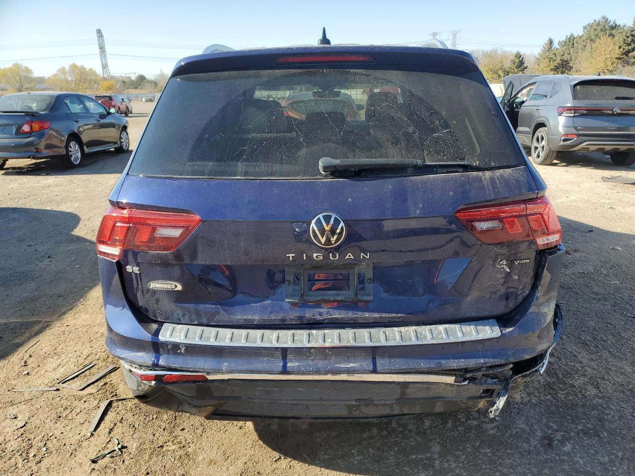 2022 Volkswagen Tiguan Se VIN: 3VV2B7AX0NM129787 Lot: 90862015