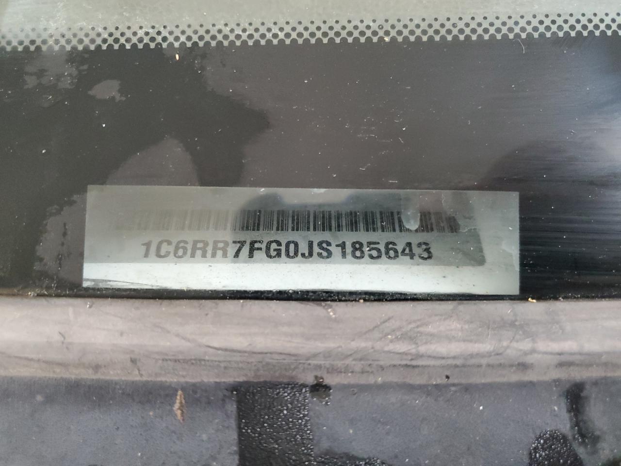 2018 Ram 1500 St VIN: 1C6RR7FG0JS185643 Lot: 91100765