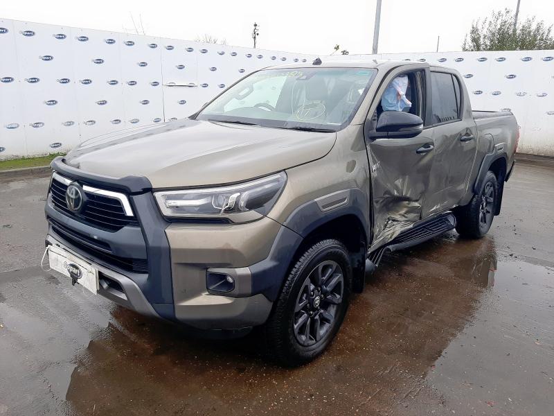 2021 TOYOTA HILUX INVINCIBLE X D/CAB PICK UP 2.8 D-4D AUTO for sale at Copart SANDTOFT