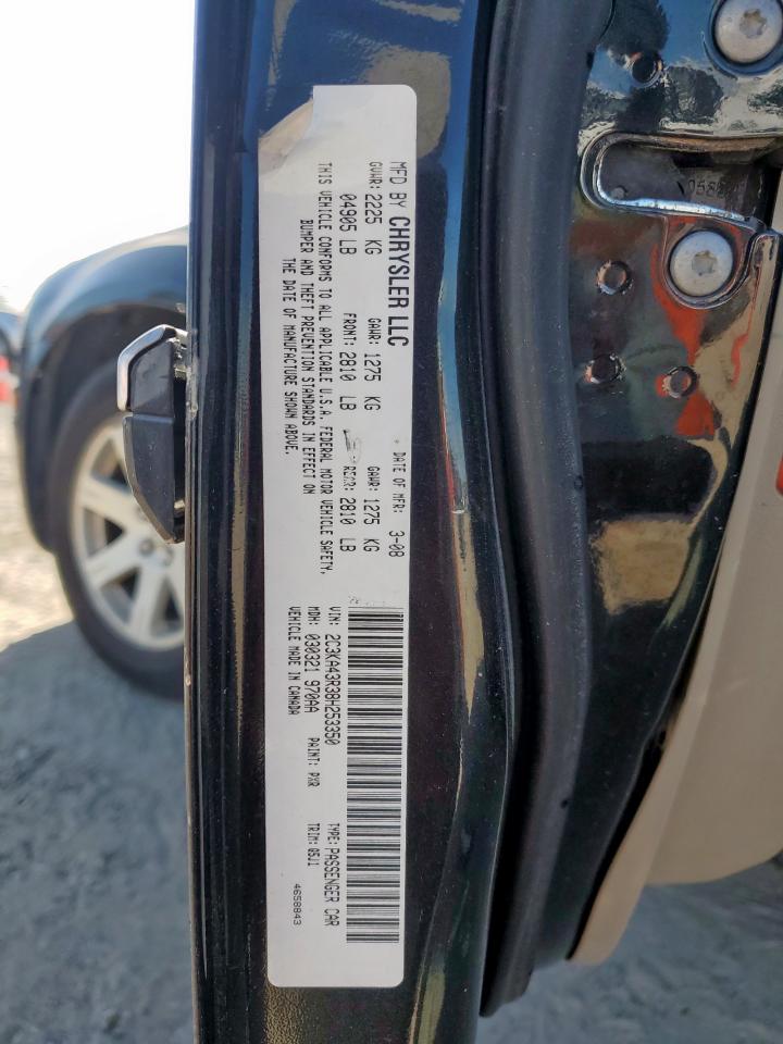 2008 Chrysler 300 Lx VIN: 2C3KA43R38H253350 Lot: 92388015