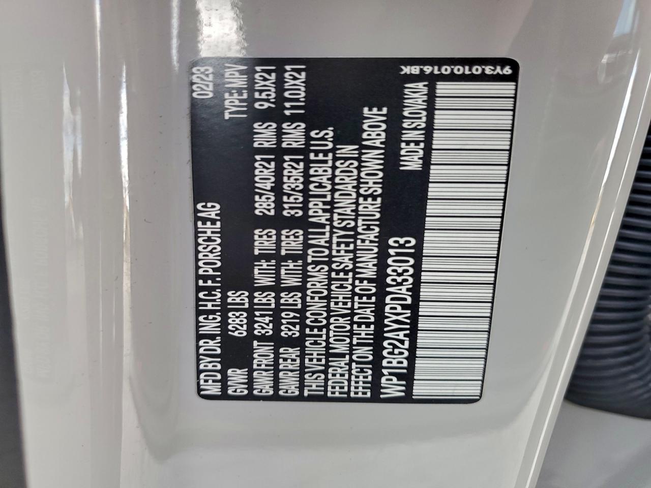 2023 Porsche Cayenne Gts Coupe VIN: WP1BG2AYXPDA33013 Lot: 94647725