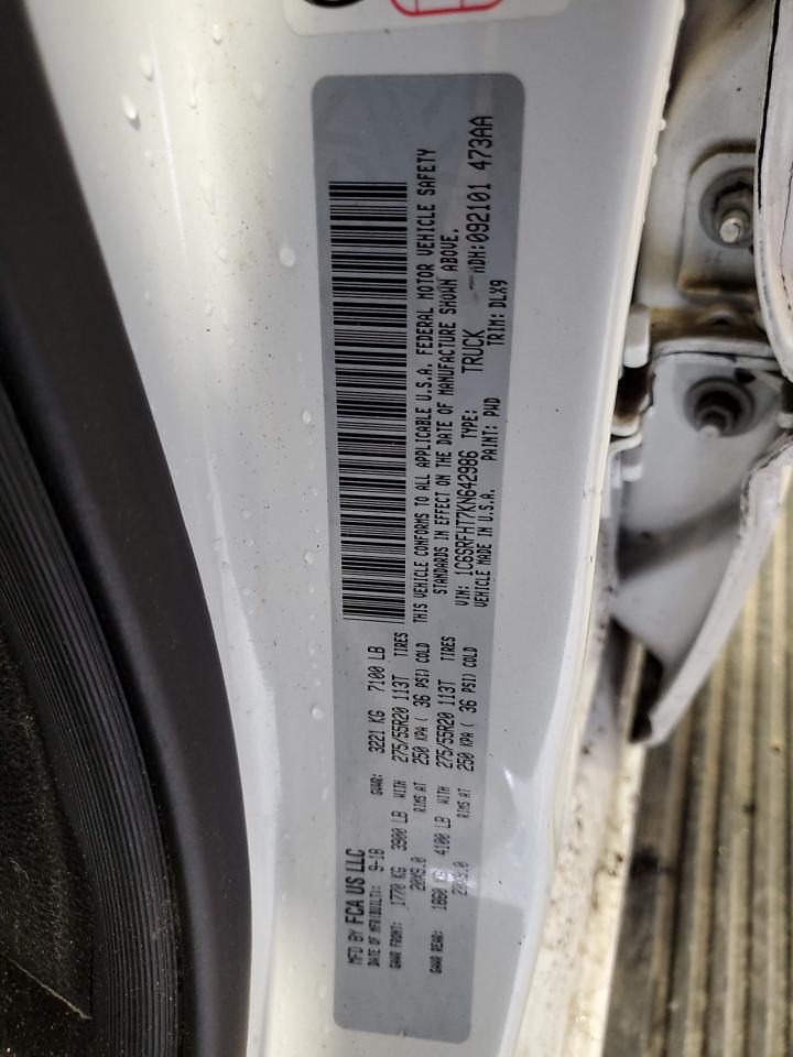 2019 Ram 1500 Limited VIN: 1C6SRFHT7KN642986 Lot: 92680785