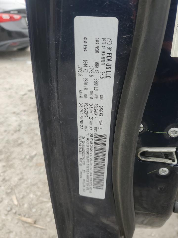 2015 Jeep Compass Latitude VIN: 1C4NJDEB9FD332962 Lot: 92394185