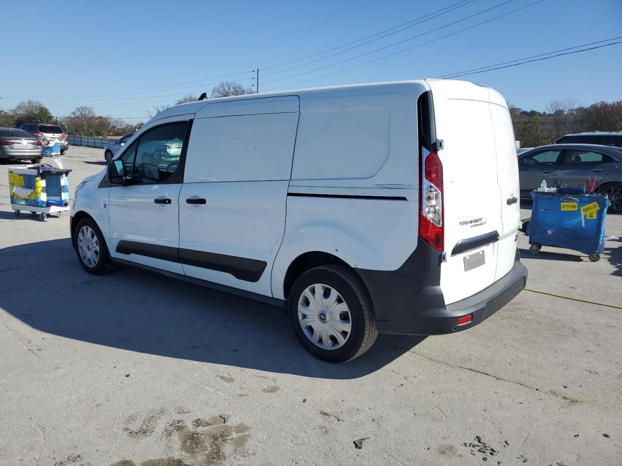 2019 Ford Transit Connect Delivery Van white  gas NM0LS7E20K1383734 photo #3