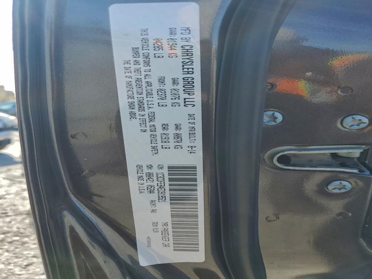 2014 Dodge Dart Gt VIN: 1C3CDFEB4ED919521 Lot: 92959165