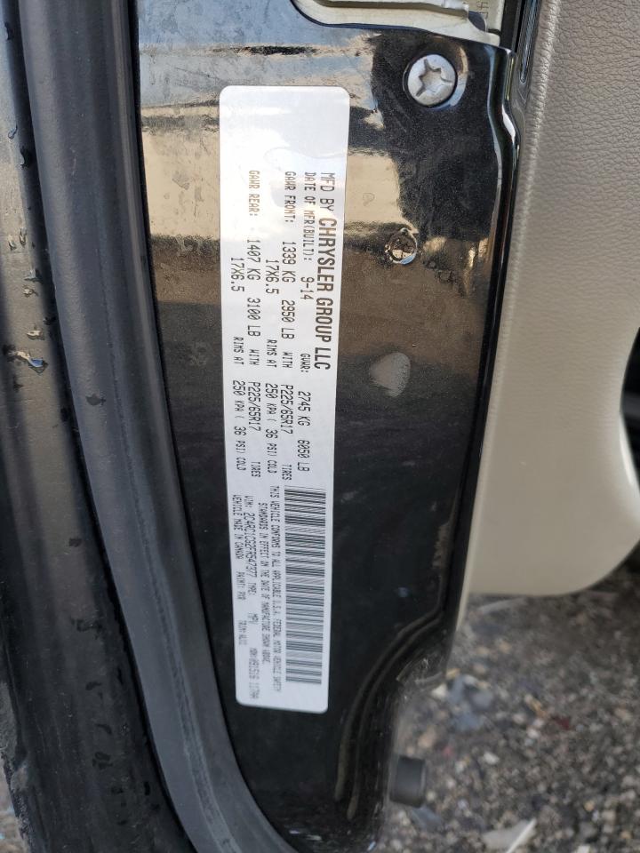 2015 Chrysler Town & Country Touring L VIN: 2C4RC1CG2FR547377 Lot: 92051365