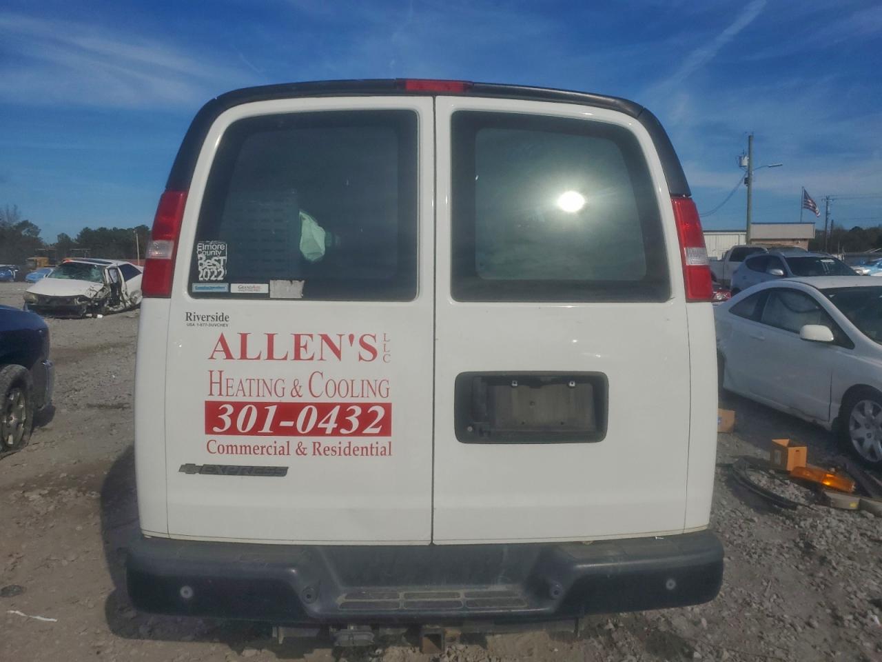 2021 Chevrolet Express G2500 VIN: 1GCWGAF74M1166585 Lot: 91245605