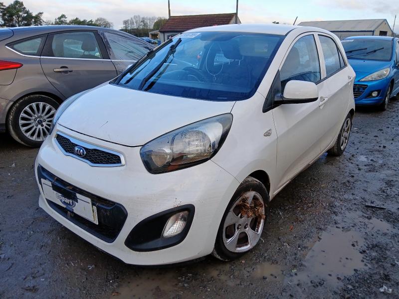2012 KIA PICANTO 1.0 1 5DR for sale at Copart WOLVERHAMPTON