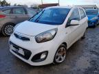 2012 KIA PICANTO 1.0 1 5DR for sale at Copart WOLVERHAMPTON