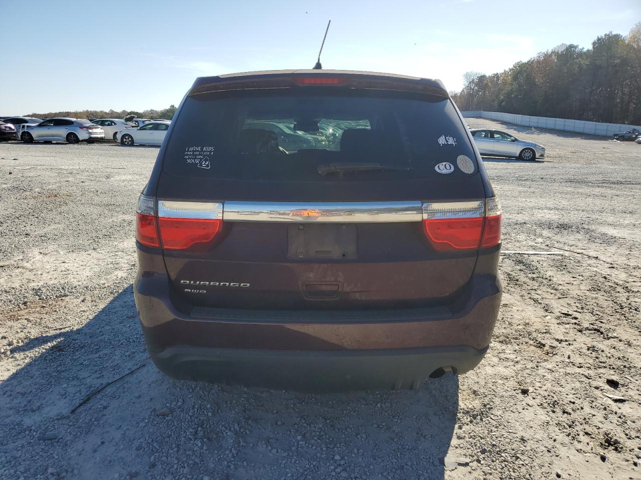 2012 Dodge Durango Sxt VIN: 1C4RDJAGXCC169457 Lot: 92135605
