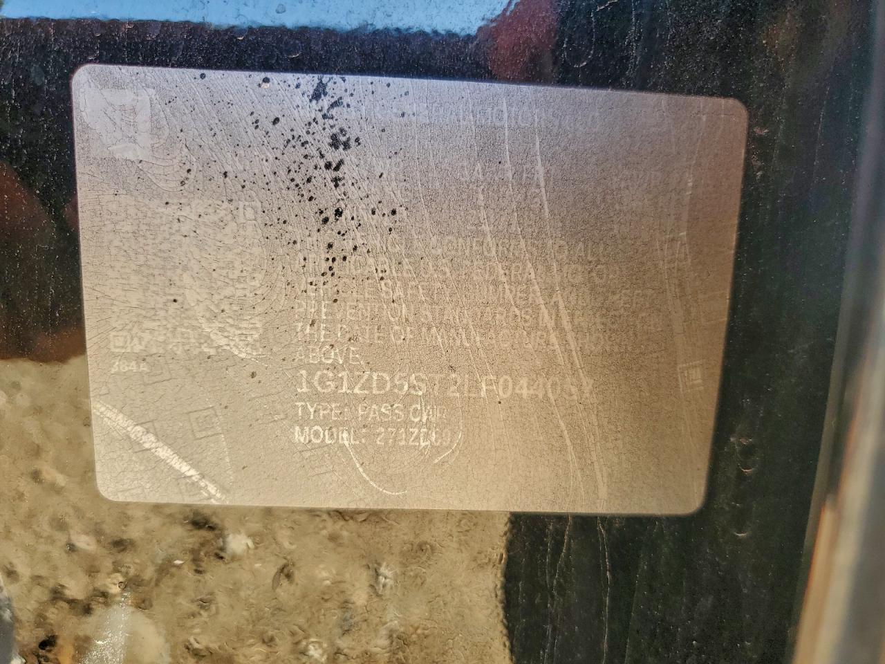 2020 Chevrolet Malibu Lt VIN: 1G1ZD5ST2LF044057 Lot: 94340005