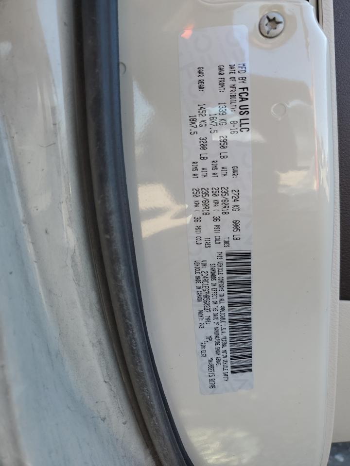 2017 Chrysler Pacifica Touring L Plus VIN: 2C4RC1EG7HR560237 Lot: 91861685