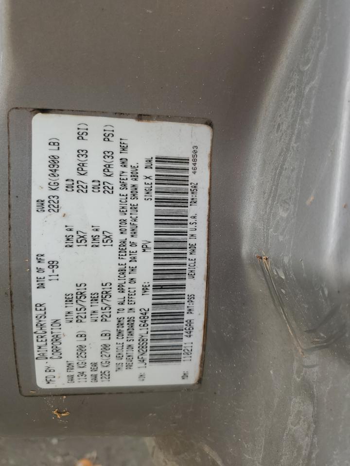 2000 Jeep Cherokee Se VIN: 1J4FN28S8YL164842 Lot: 91093065