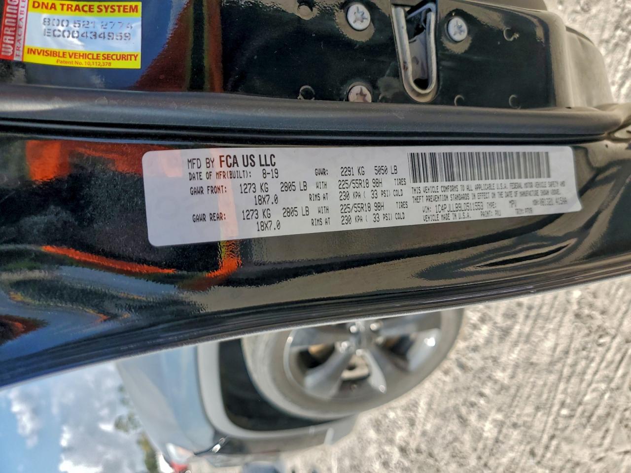 2020 Jeep Cherokee Latitude Plus VIN: 1C4PJLLB9LD511553 Lot: 93619655