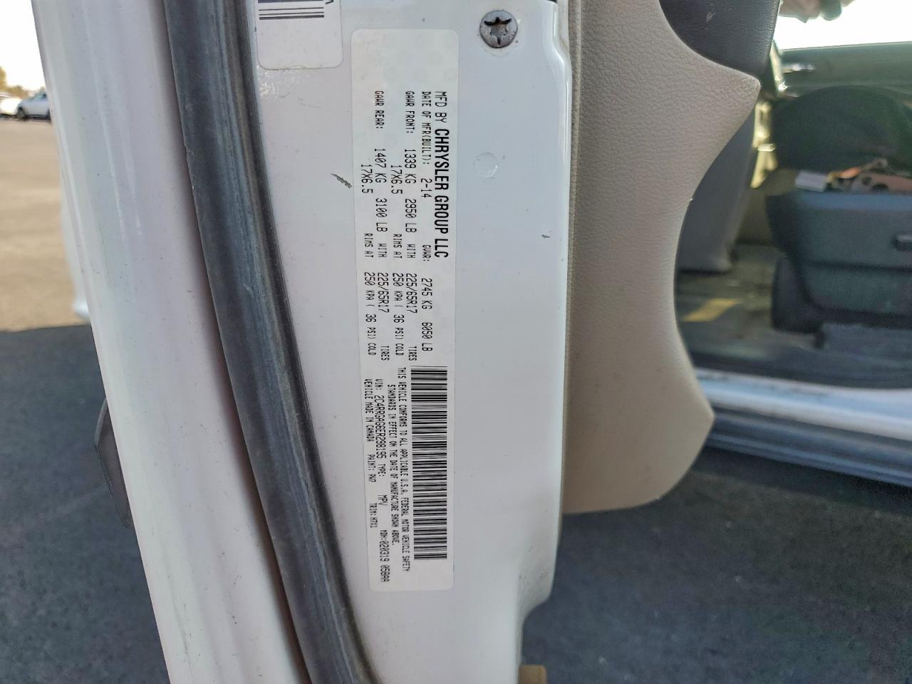 2014 Ram Tradesman VIN: 2C4RRGAG6ER298195 Lot: 94645925