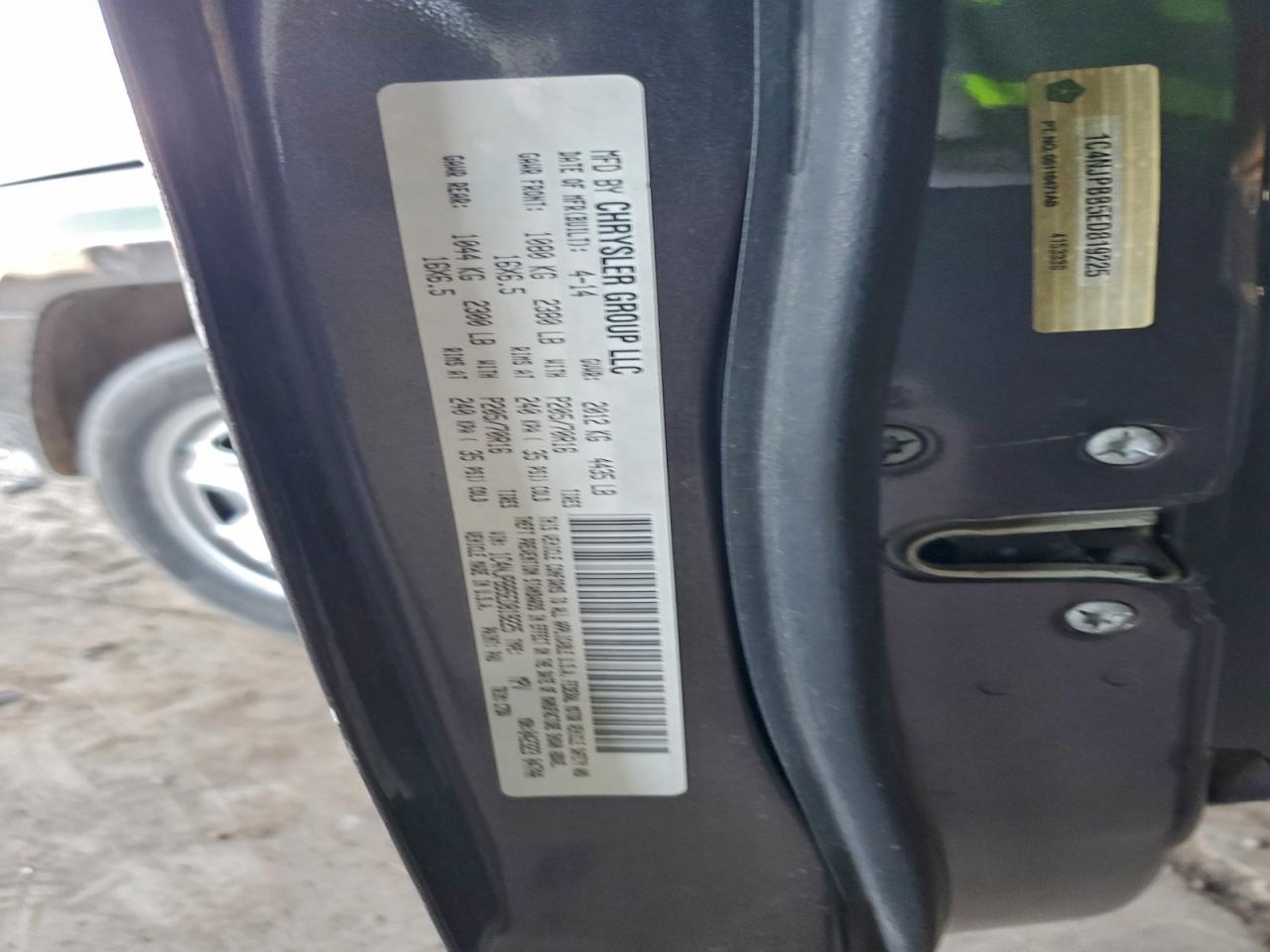 2014 Jeep Patriot Sport VIN: 1C4NJPBB5ED819225 Lot: 91742175