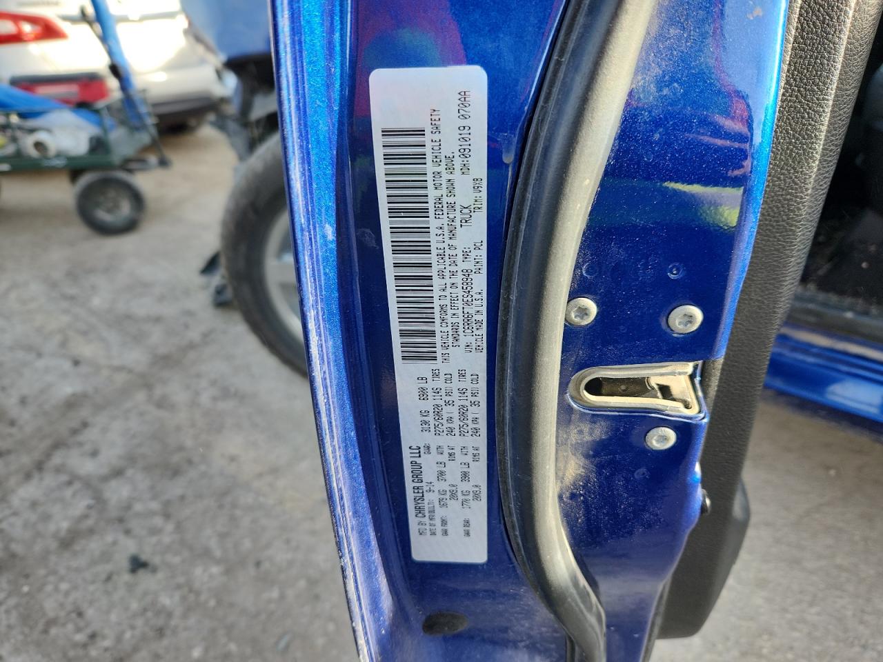 2014 Ram 1500 St VIN: 1C6RR6FT0ES458948 Lot: 91250425