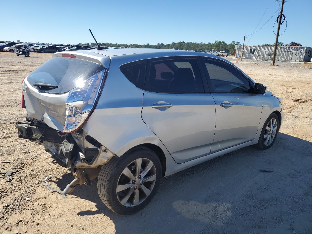 2012 Hyundai Accent Gls silver null gas KMHCU5AE9CU017459 photo #4