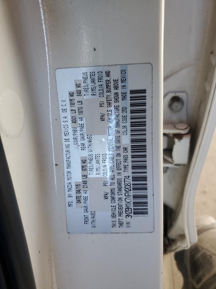 2015 Mazda 3 Sport VIN: 3MZBM1K7XFM208774 Lot: 93011775