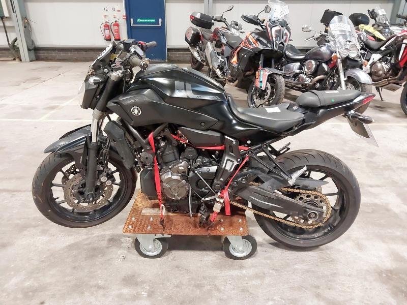 2017 YAMAHA MT-07 ABS  for sale at Copart NEWBURY