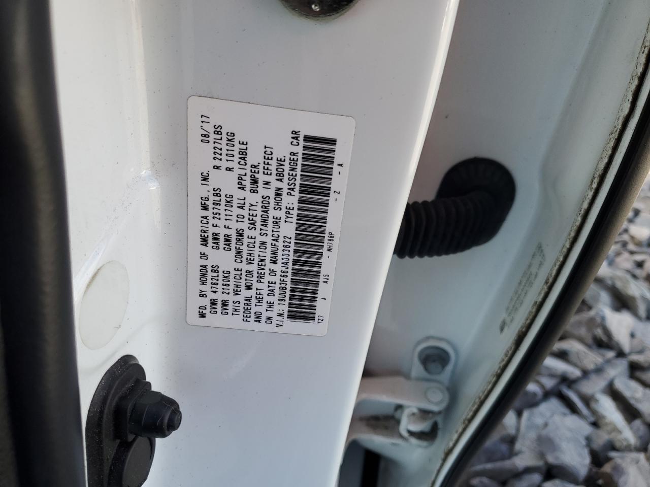 2018 Acura Tlx Tech+A VIN: 19UUB3F66JA003622 Lot: 92383395