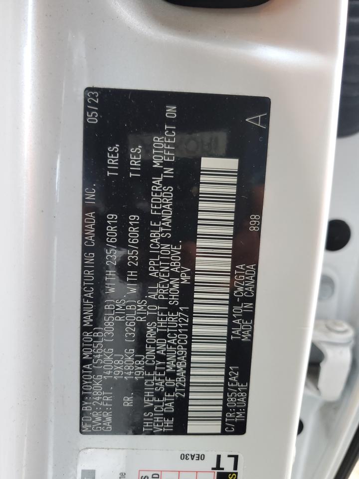 2023 Lexus Rx 350 Base VIN: 2T2BAMBA9PC011271 Lot: 92102415