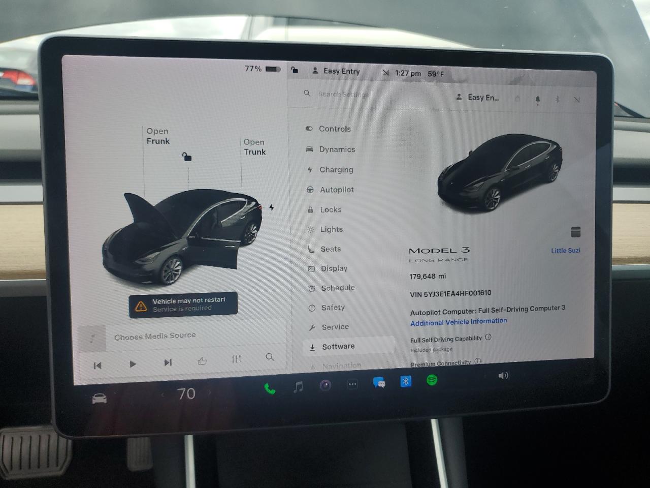 2017 Tesla Model 3 VIN: 5YJ3E1EA4HF001610 Lot: 93092015