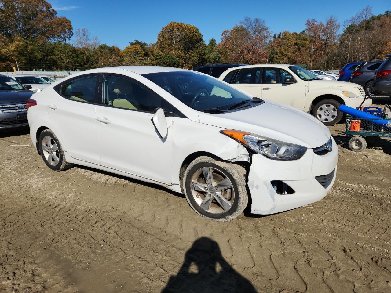 2013 Hyundai Elantra Gls VIN: 5NPDH4AE6DH351452 Lot: 91300355
