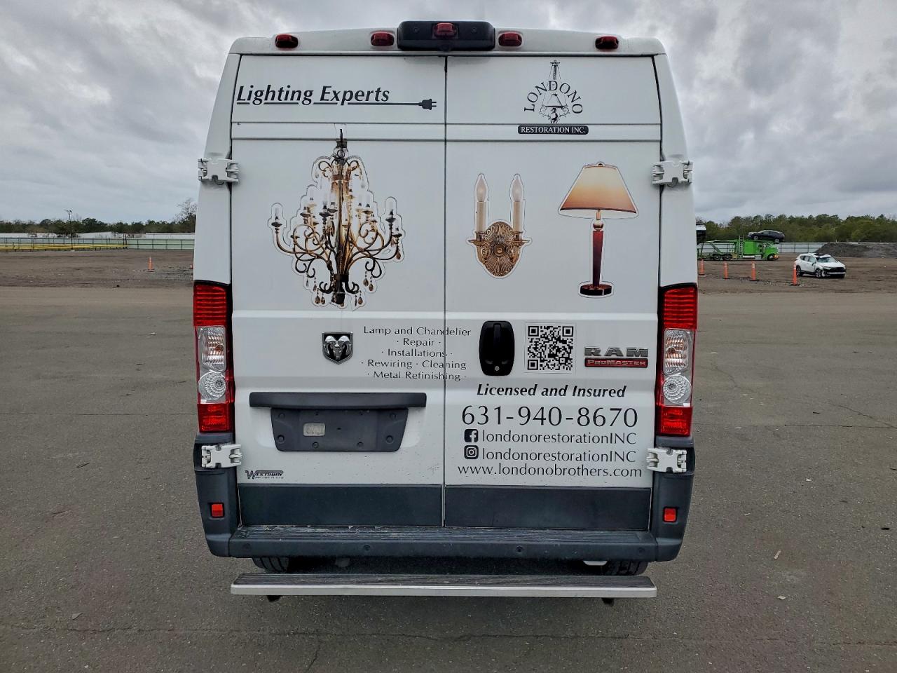 2021 Ram Promaster 2500 2500 High VIN: 3C6ERVDGXME502602 Lot: 94087215