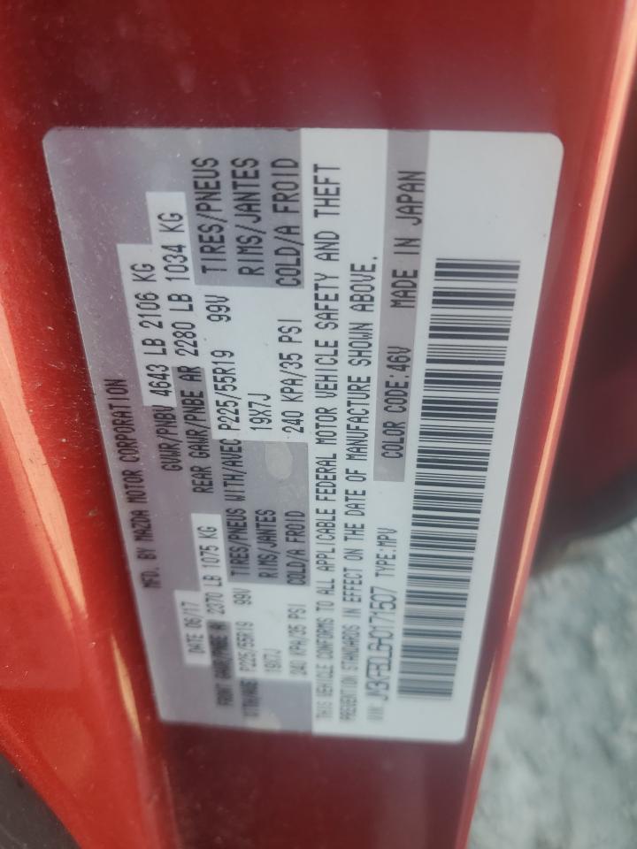 2017 Mazda Cx-5 Grand Touring VIN: JM3KFBDL6H0171507 Lot: 90656825