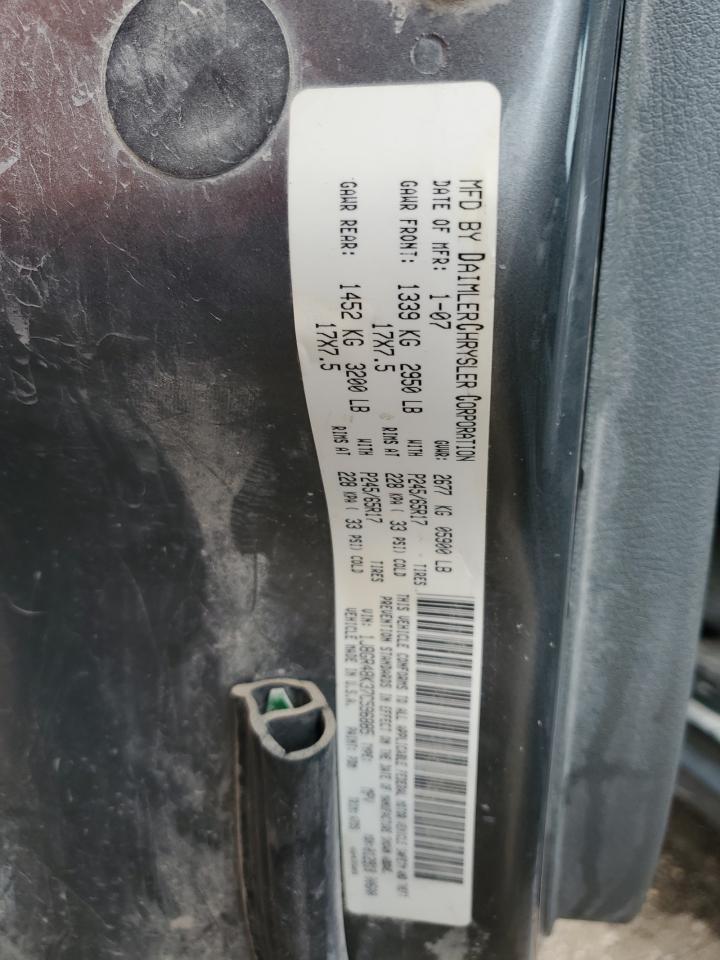 2007 Jeep Grand Cherokee Laredo VIN: 1J8GR48K37C596885 Lot: 93217745