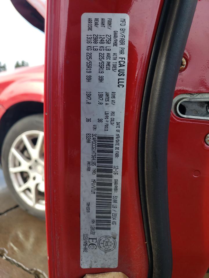 2017 Dodge Journey Sxt VIN: 3C4PDCCG1HT564185 Lot: 92893155