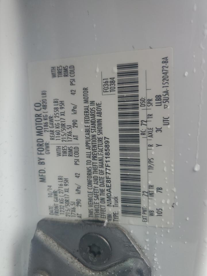 2015 Ford Transit Connect Xlt VIN: NM0AE8F77F1185897 Lot: 90866705