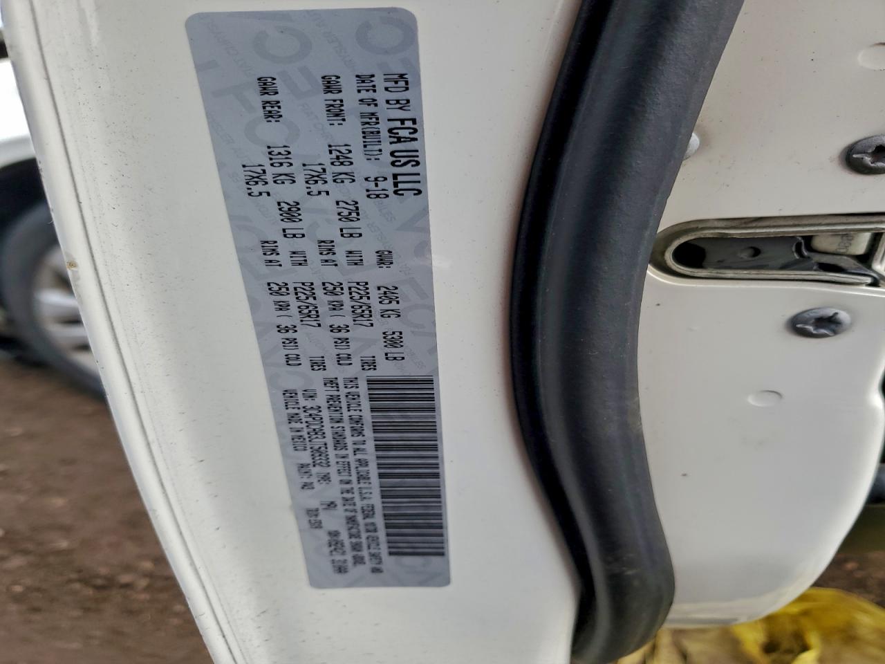 2018 Dodge Journey Se VIN: 3C4PDCAB3JT509332 Lot: 94041795