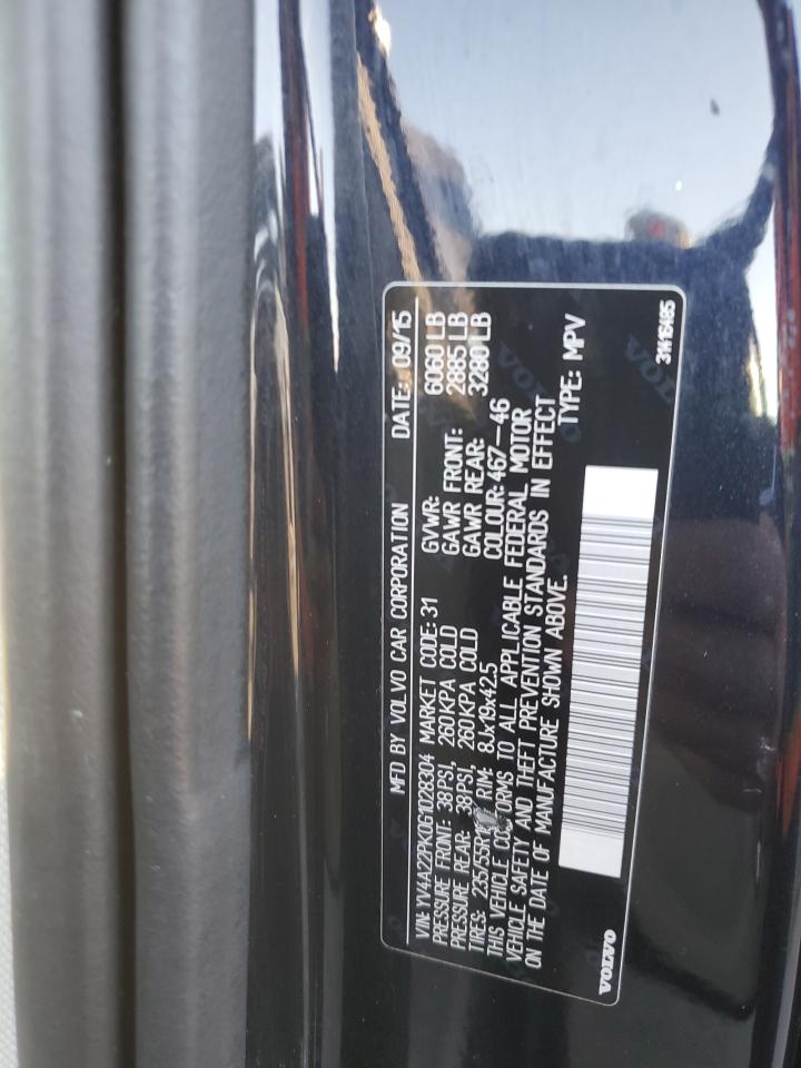 2016 Volvo Xc90 T6 VIN: YV4A22PK0G1028304 Lot: 93309615