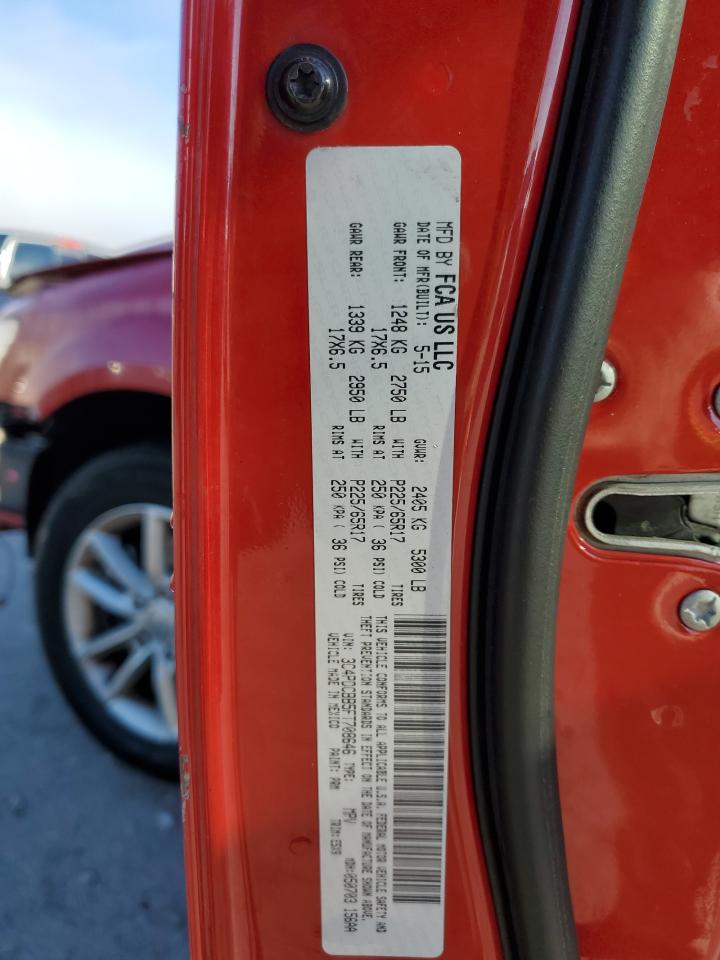 2015 Dodge Journey Sxt VIN: 3C4PDCBB5FT708646 Lot: 90862475