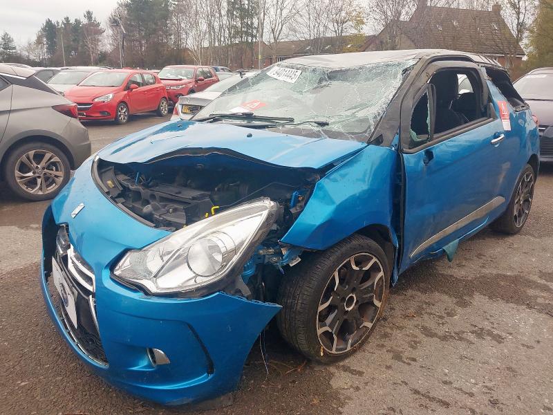 2012 CITROEN DS3 1.6 E-HDI AIRDREAM DSTYLE PLUS 3DR for sale at Copart GLOUCESTER