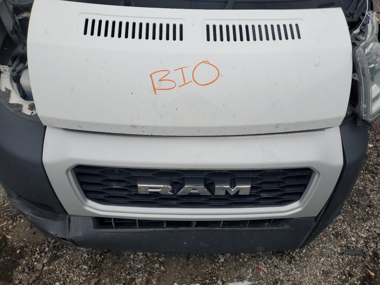 2021 Ram Promaster 3500 3500 High VIN: 3C6MRVJG2ME575656 Lot: 91728945