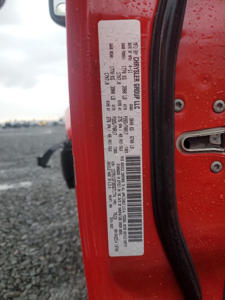 2011 Dodge Ram 1500 VIN: 1D7RV1GP3BS671774 Lot: 91310935