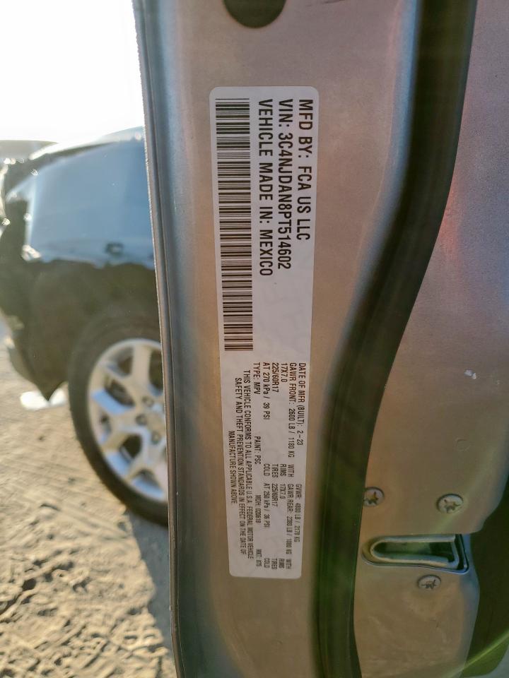 2023 Jeep Compass Sport VIN: 3C4NJDAN8PT514602 Lot: 90994655