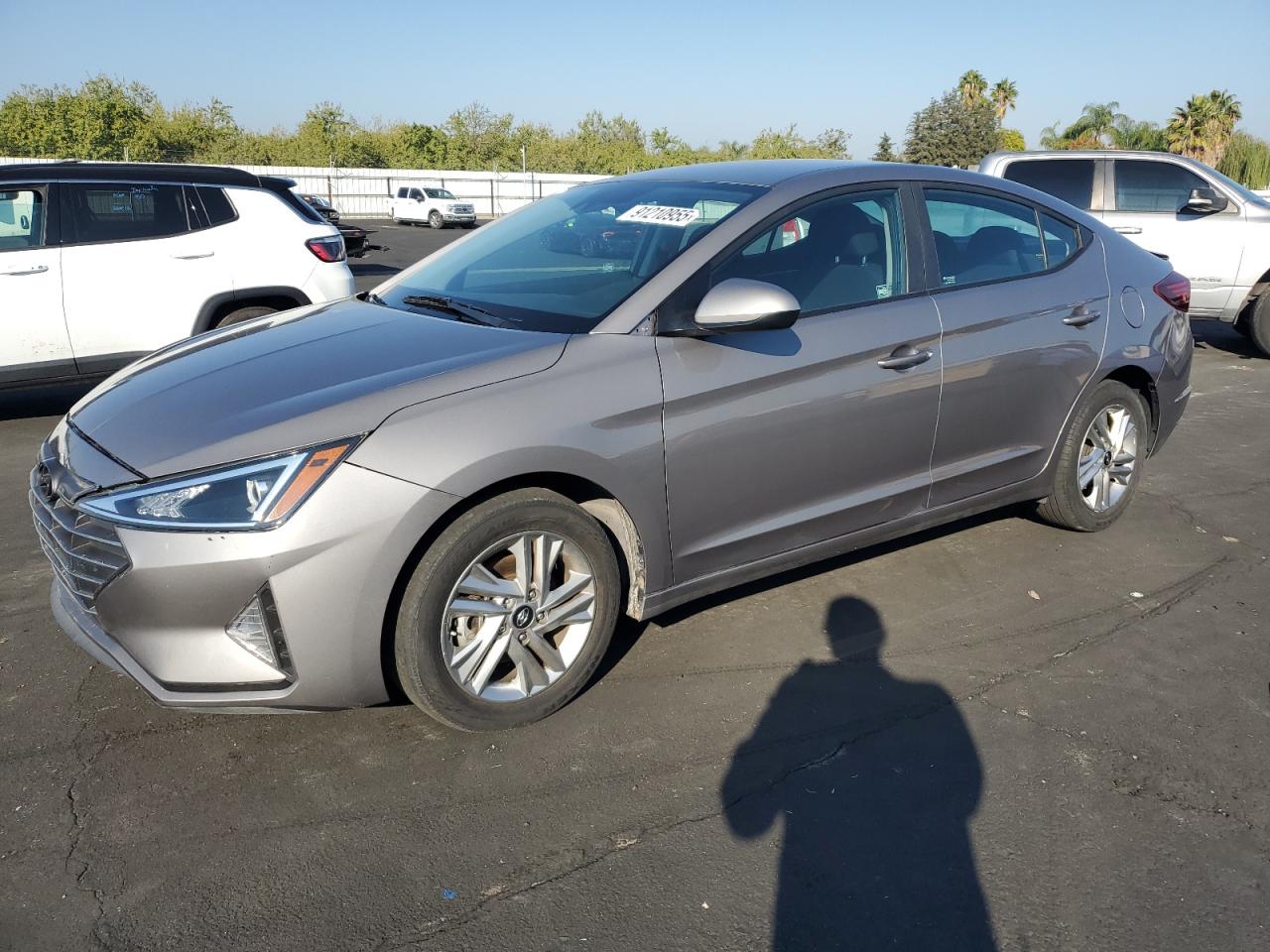 2020 Hyundai Elantra Sel silver null gas KMHD84LF2LU105827 photo #1