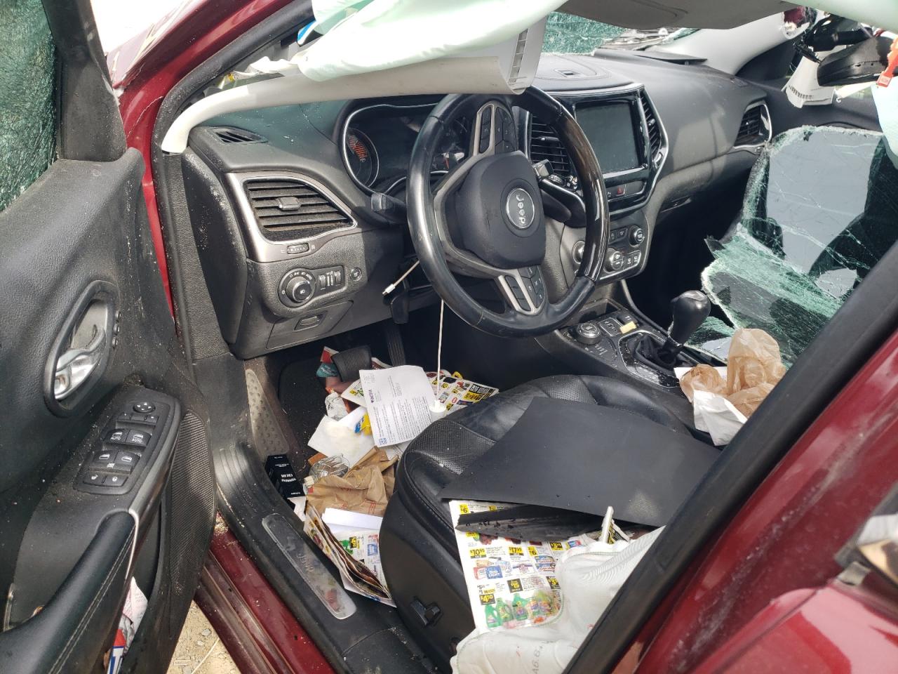 2019 Jeep Cherokee Overland VIN: 1C4PJMJN0KD282925 Lot: 92409485