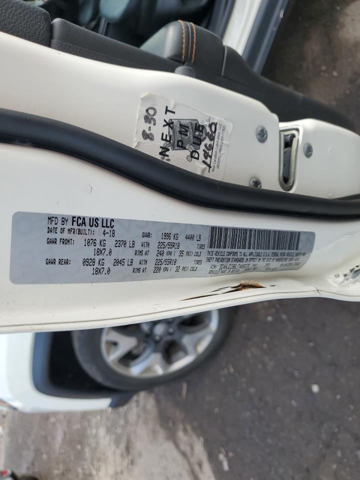 2018 Jeep Compass Limited VIN: 3C4NJCCB6JT406676 Lot: 93553945