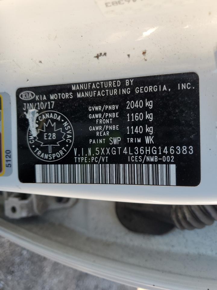 2017 Kia Optima Lx VIN: 5XXGT4L36HG146383 Lot: 93197535