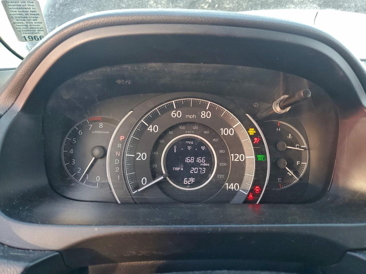 2013 Honda Cr-V Exl VIN: 2HKRM3H7XDH515885 Lot: 94171115