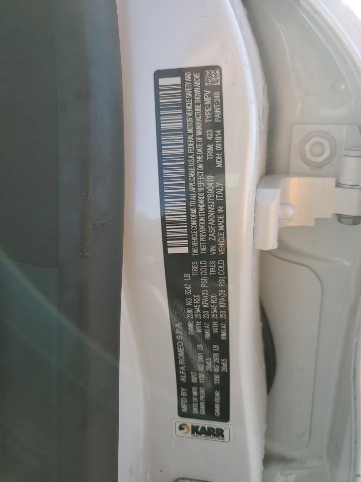 2018 Alfa Romeo Stelvio Ti Sport VIN: ZASFAKNN9J7B90419 Lot: 86145245